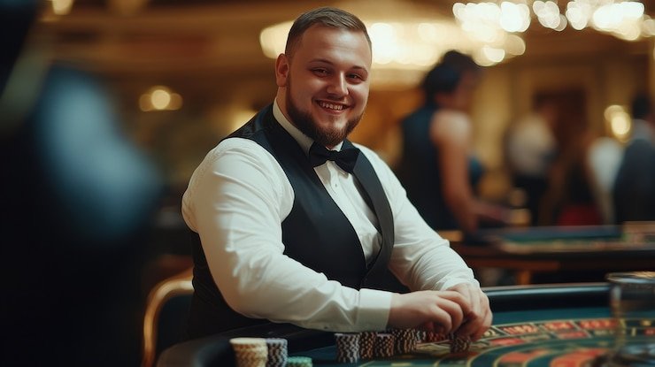 Pengguna sedang memasukkan data login pada smartphone dengan tampilan aplikasi taruhan